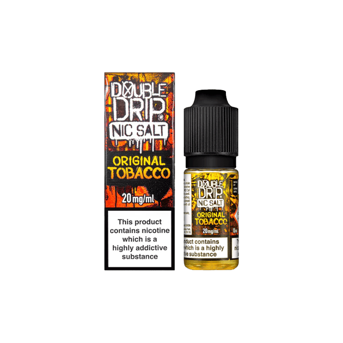 Original Tobacco by Double Drip  10ml Nic Salt E-liquid - E-Liquids