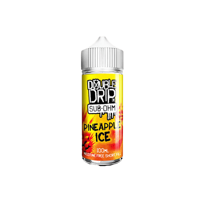 Pineapple Ice by Double Drip  100ml Shortfill E-liquid - E-Liquids