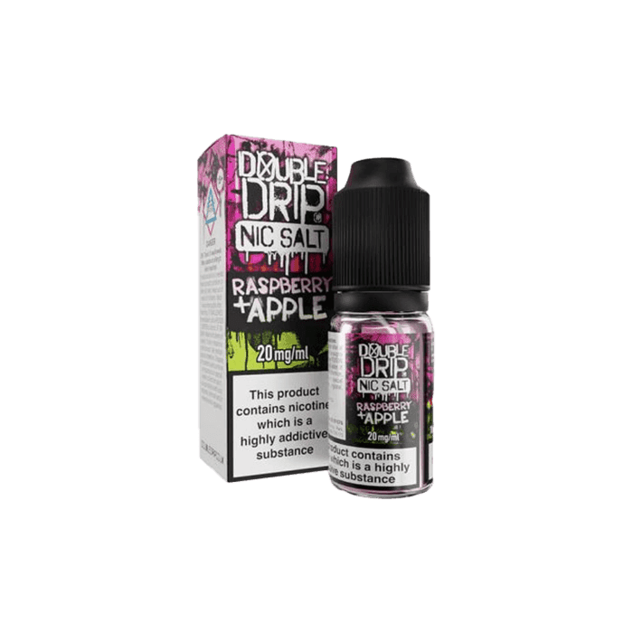 Raspberry and Apple by Double Drip  10ml Nic Salt E-liquid - E-Liquids