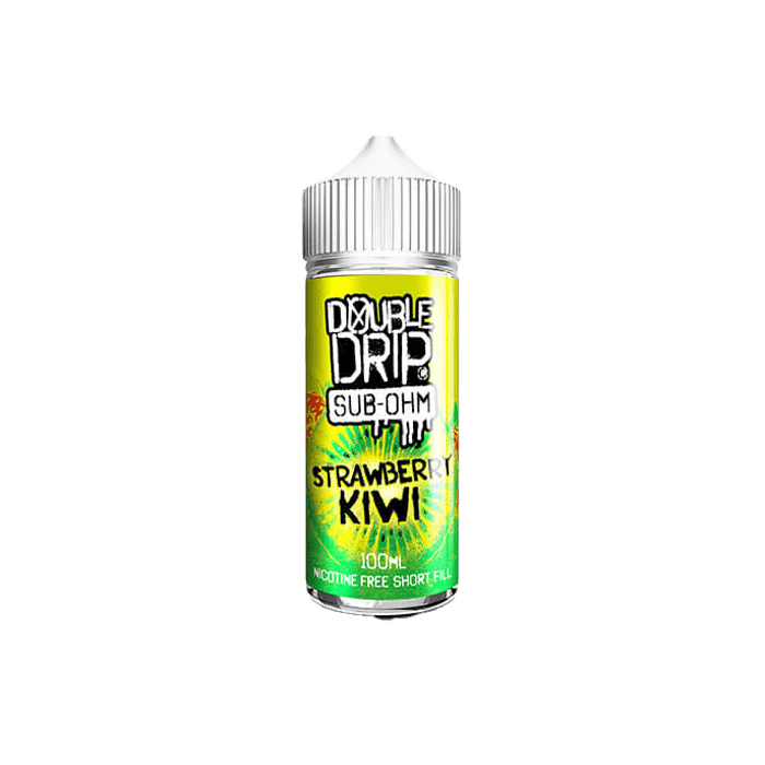 Strawberry Kiwi by Double Drip  100ml Shortfill E-liquid - E-Liquids