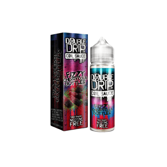 Fizzy Cherry Cola Bottles by Double Drip –50ml Shortfill E-liquid