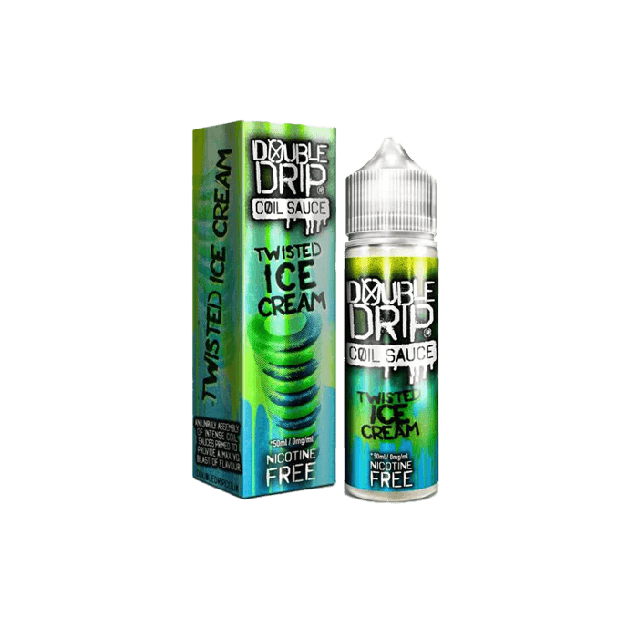 Twisted Ice Cream by Double Drip  50ml Shortfill E-liquid - E-Liquids