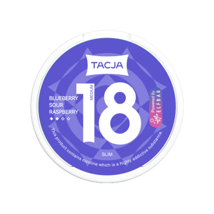 Elf Bar TACJA Nicotine Pouches - Blueberry Sour Raspberry-18