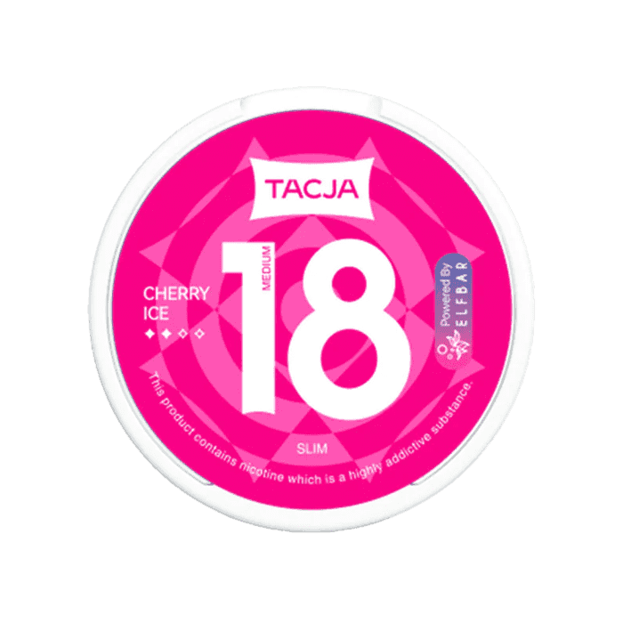 Elf Bar TACJA Nicotine Pouches - Cherry Ice - 18