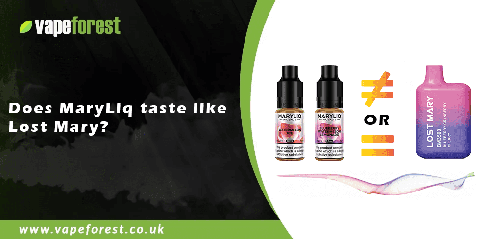 Does MaryLiq taste like Lost Mary?