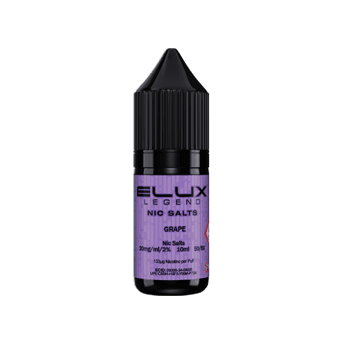 Grape Nic Salt by Elux Legend - 10ml E-liquid - 10mg E-Liquid