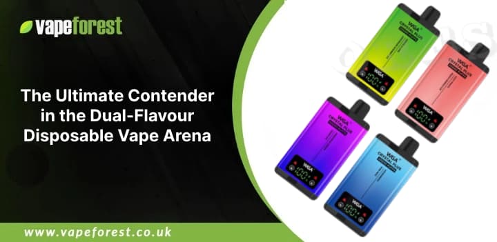 The Ultimate Contender in the Dual-Flavour Disposable Vape Arena – WGA Crystal Plus 20000 Puff Reviewd