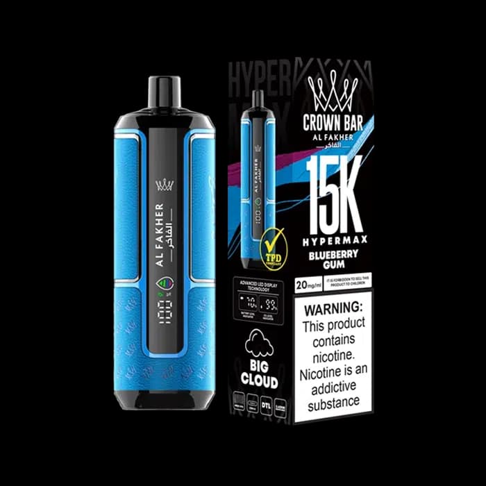 Al Fakher Crown Bar 15K Bluberry Gum