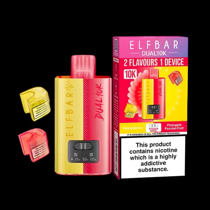 Elf Bar Dual 10K Prefilled Vape Kit - 10000 Puffs Disposable Vape Alternatives