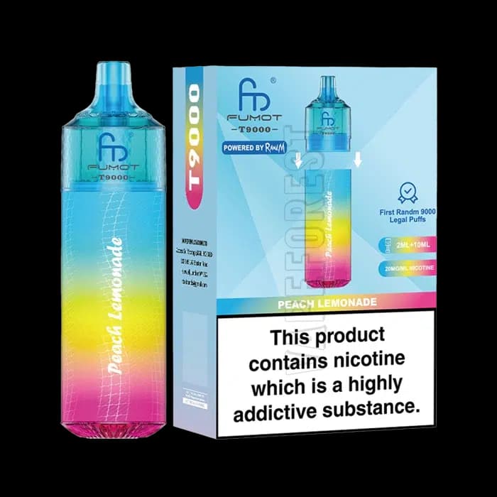 Fumot-RandM-T-9000-Dipsoable-Vape-Peach-Lemonade