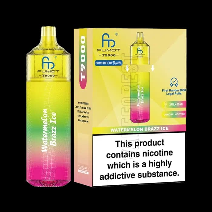 Fumot-RandM-T-9000-Dipsoable-Vape-Watermelon-Brazz-Ice