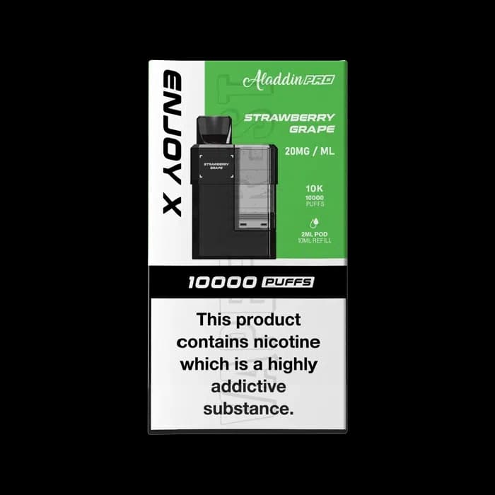 enjoy X 10000 Prefilled Pod Strawberry Grape