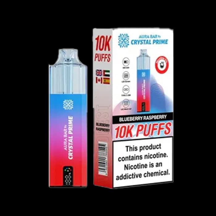 Crystal Prime 10000 Disposable Vape Kit Blueberry Raspberry