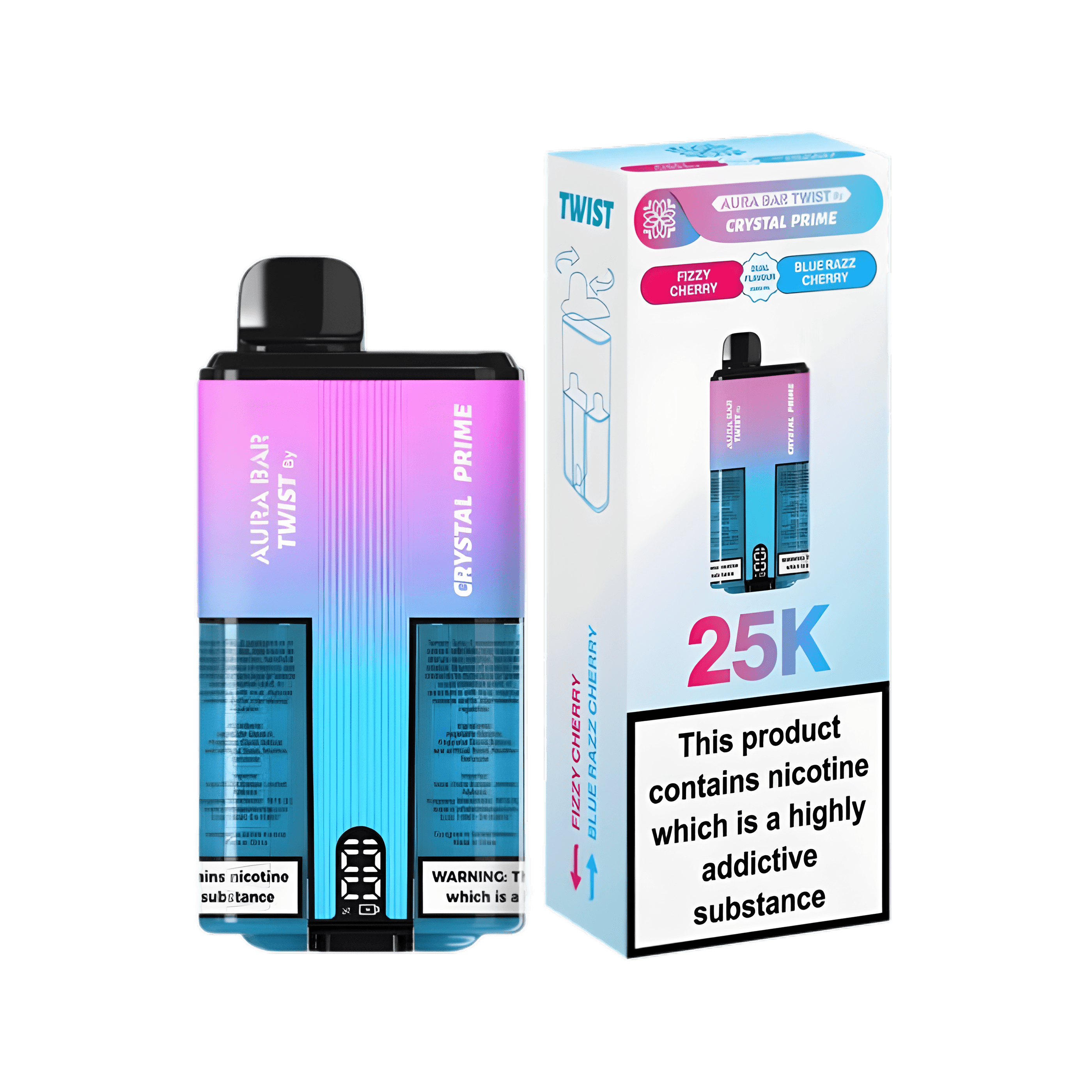 Crystal Prime 25K Twist Disposable Vape Kit - View 2