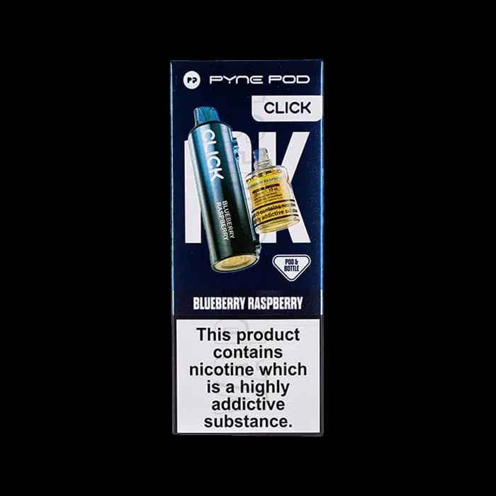 Pyne Pod Click 10000 Replacement Pod and Bottle Blueberry Raspberry