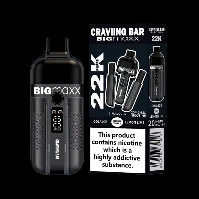 Craving Bar Big Maxx 22K Disposable Pod Kit- Cola Ice-Lemon Lime