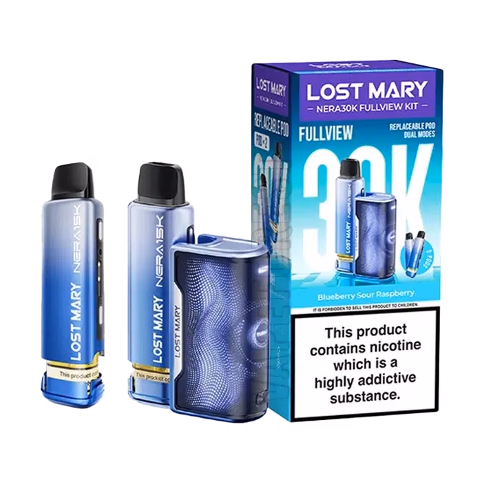 Lost Mary Nera 30K Fullview Diposable Vape Kit Blueberry Sour Raspberry