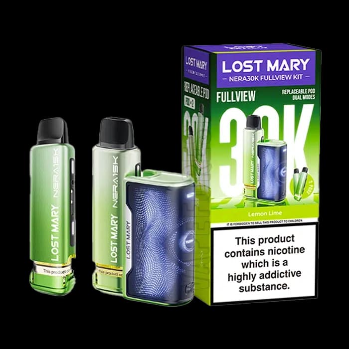 Lost Mary Nera 30K Fullview Diposable Vape Kit Lemon Lime