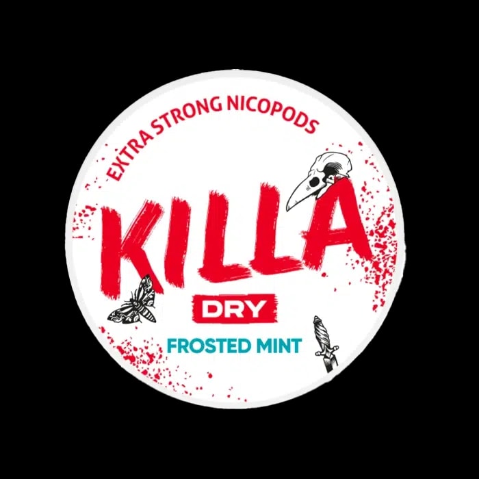 Killa Nicotine Pouches-Dry Frosted Mint