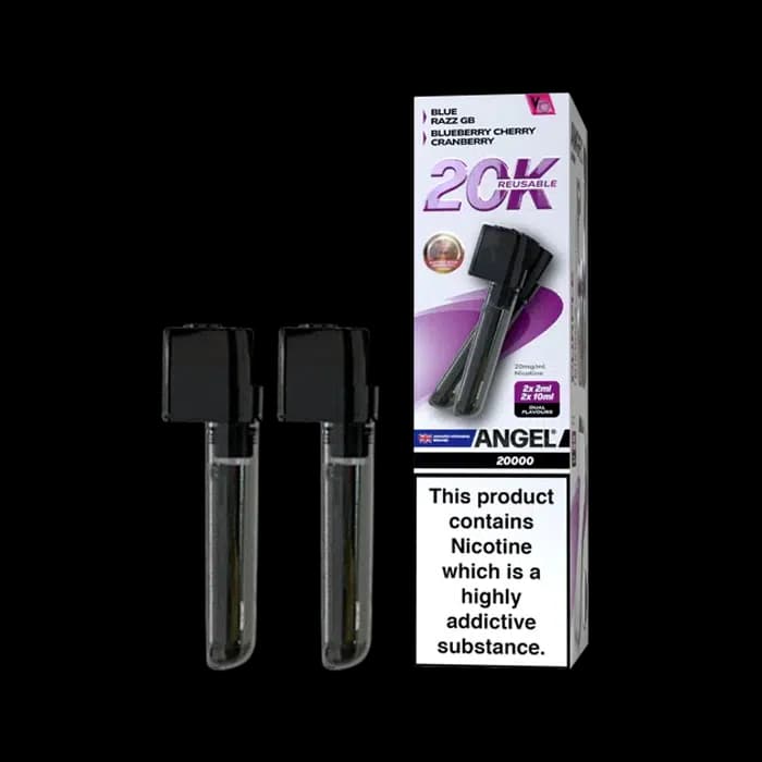 Angel 20k Prefilled Vape Pod - Blue Razz Gummy Bear - Blueberry Cherry Cranberry