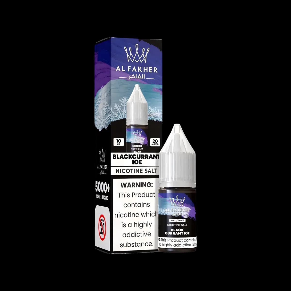 Blackcurrant Ice Nic Salt E-Liquid by Al Fakher 10ml - E-Liquids