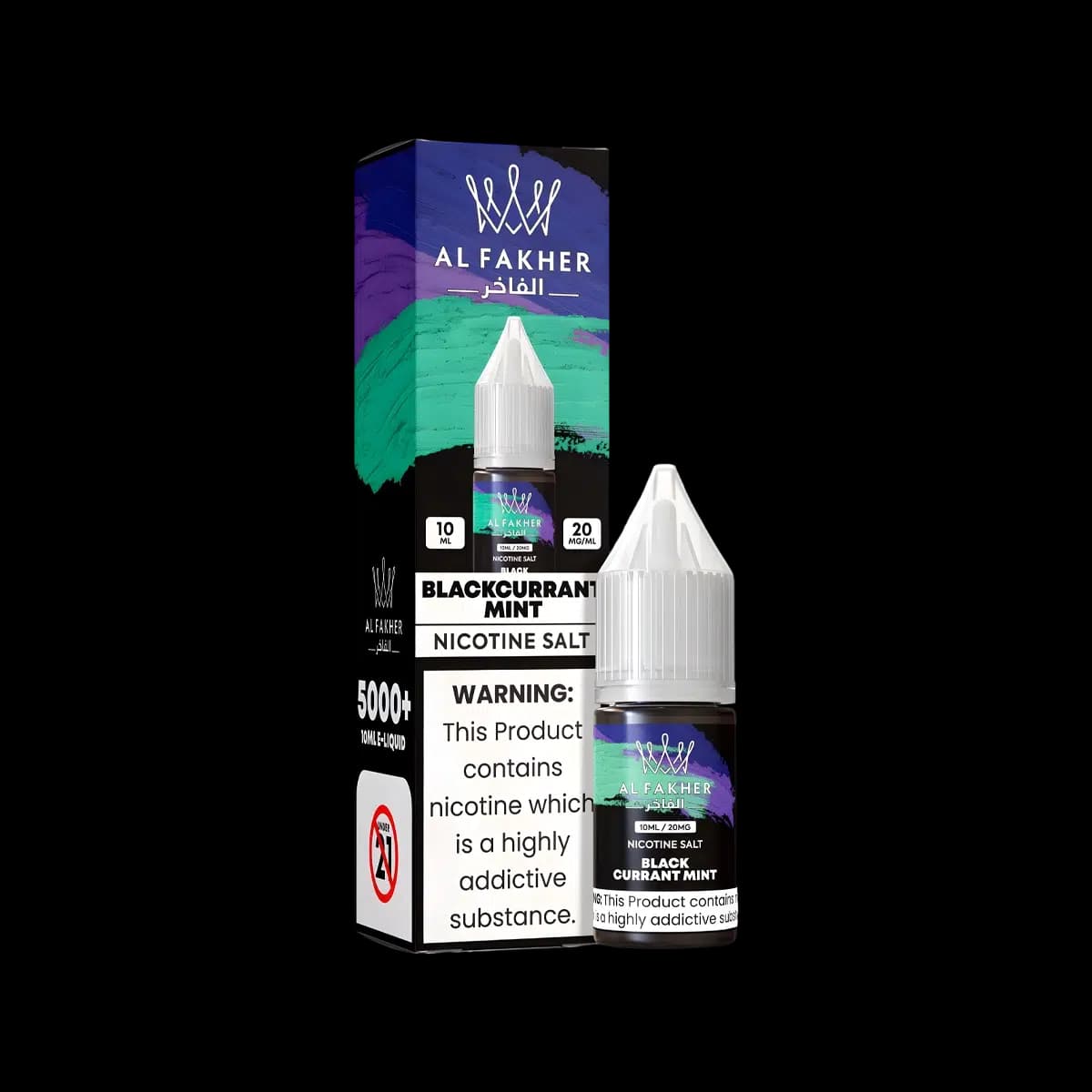 Blackcurrant Mint Nic Salt E-Liquid by Al Fakher 10ml - E-Liquids