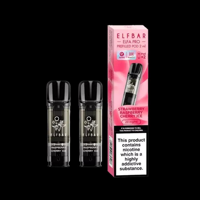 Elf Bar Elfa Pro Prefilled Pod - Strawberry Raspberry Cherry Ice