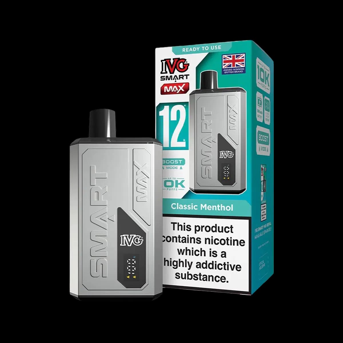 IVG Smart Max Prefilled Pod Vape Kit - Classic Menthol
