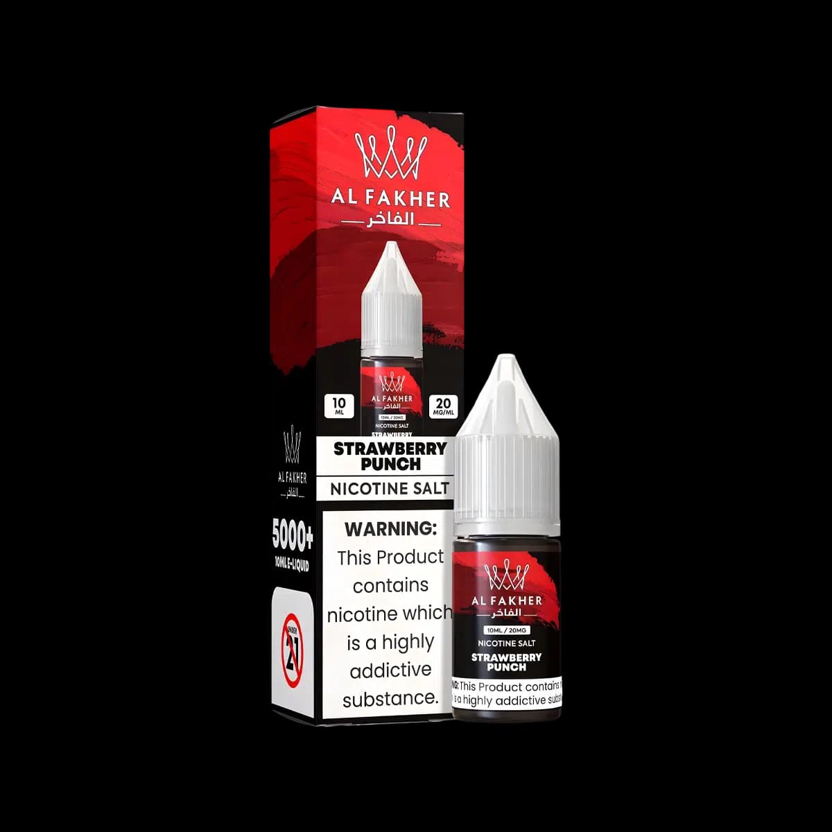 Strawberry Punch Nic Salt E-Liquid by Al Fakher 10ml - 10mg E-Liquid