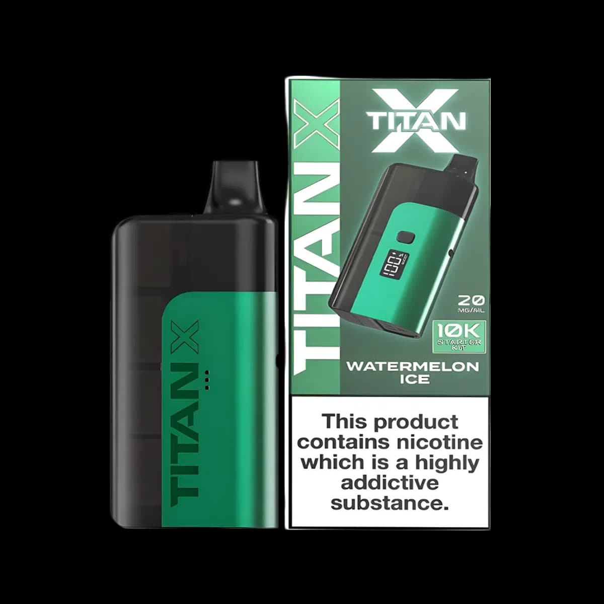 Titan X 10K Prefilled Pod Vape Kit - Watermelon Ice