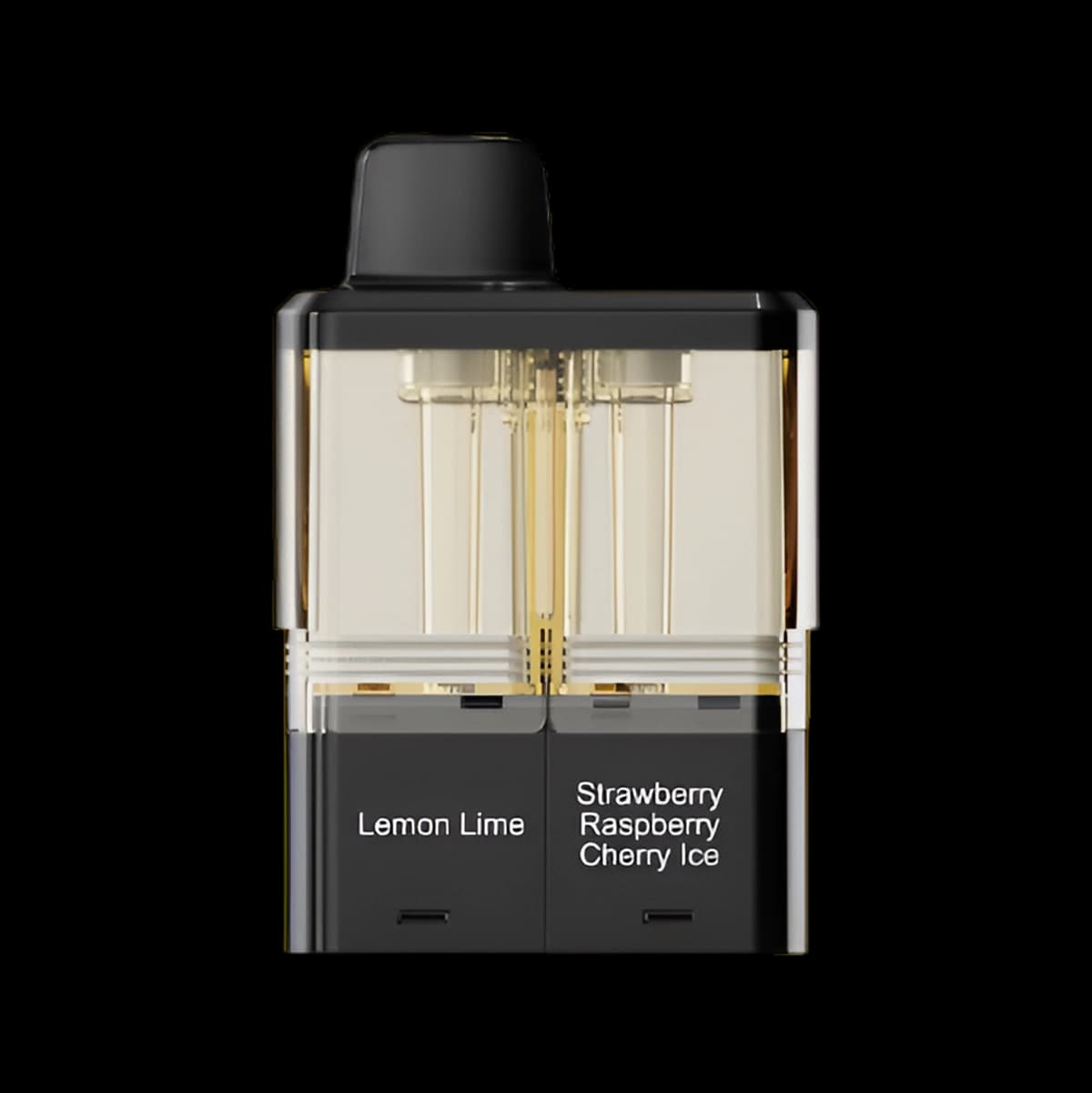 Crystal Prime Aura Bar Twist 40K Prefilled Pods - Lemon Lime-Strawberry Raspberry Cherry Ice