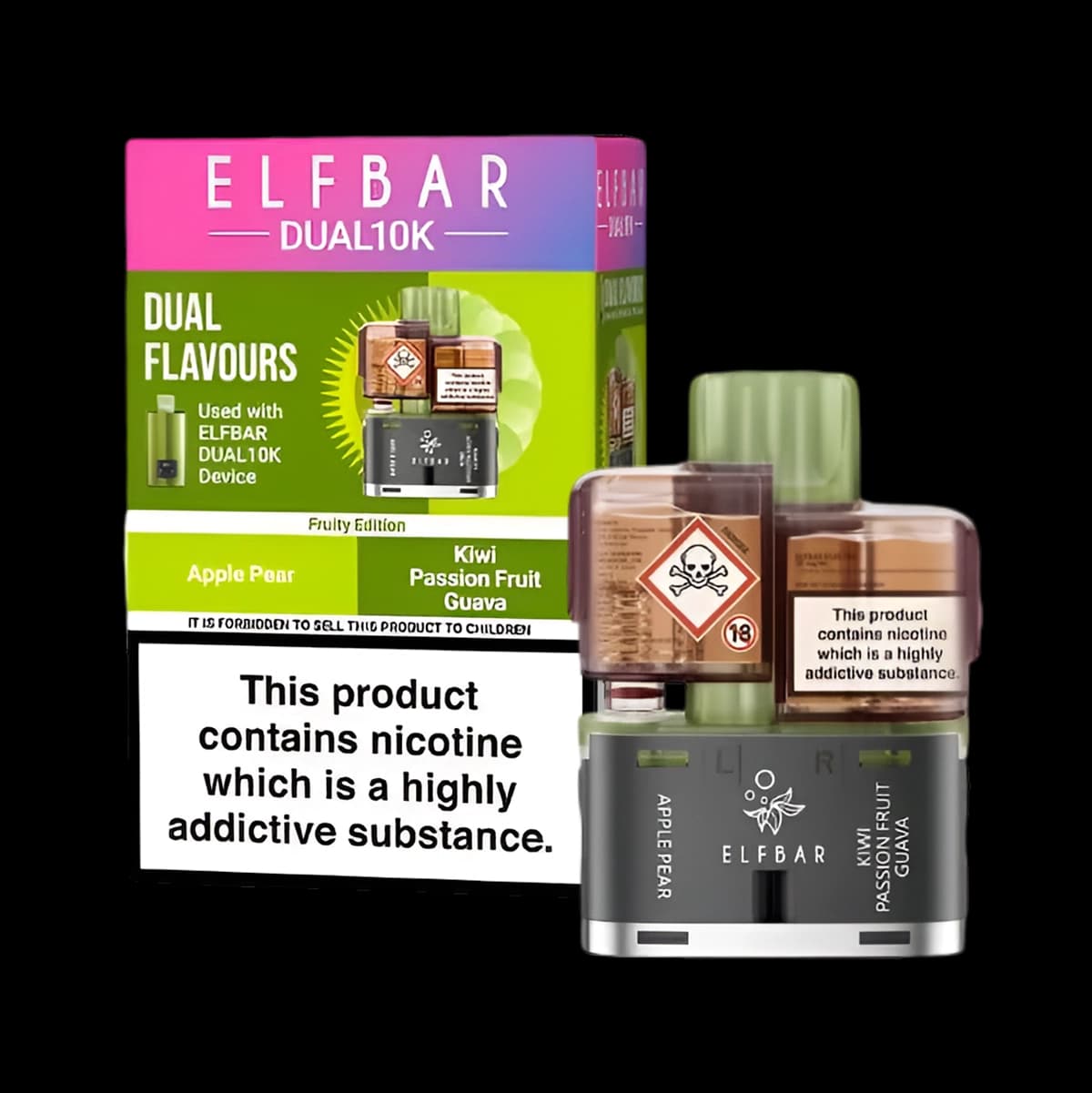Elf Bar Dual 10K Prefilled Pods-Fruity Edition