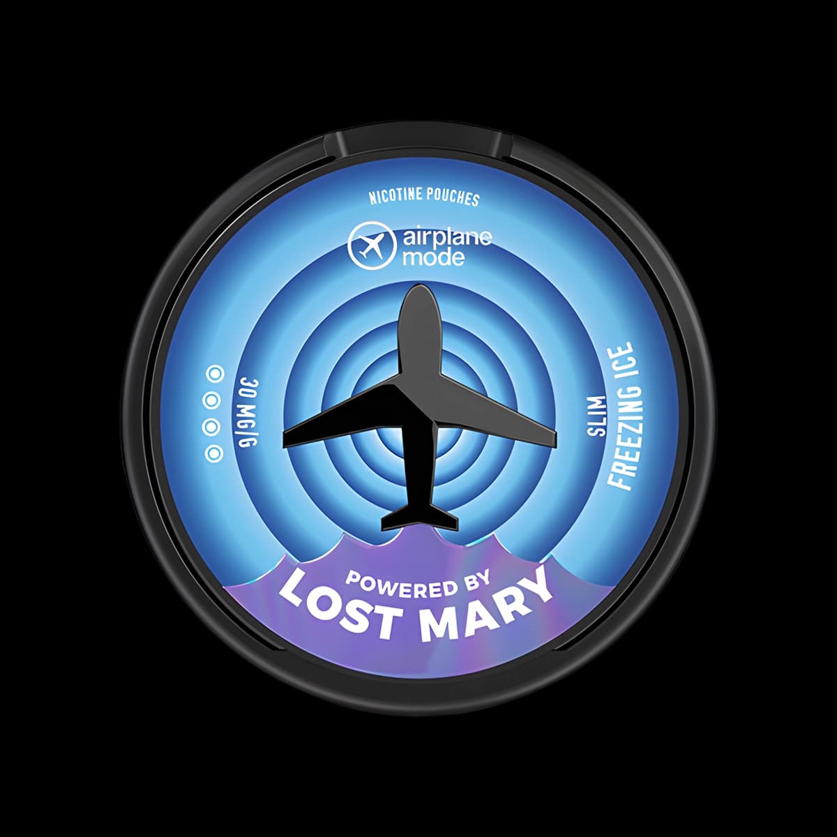 Freezing Ice Airplane Mode Nicotine Pouches by Lost Mary - Lost Mary Airplane Mode Nicotine Pouches