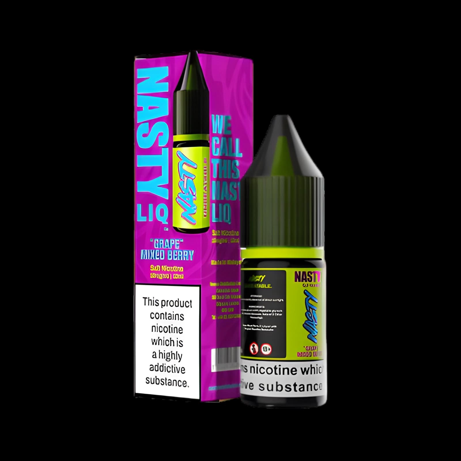 Grape Mixed Berry Nic Salt E-Liquid by Nasty Liq - 10mg E-Liquid
