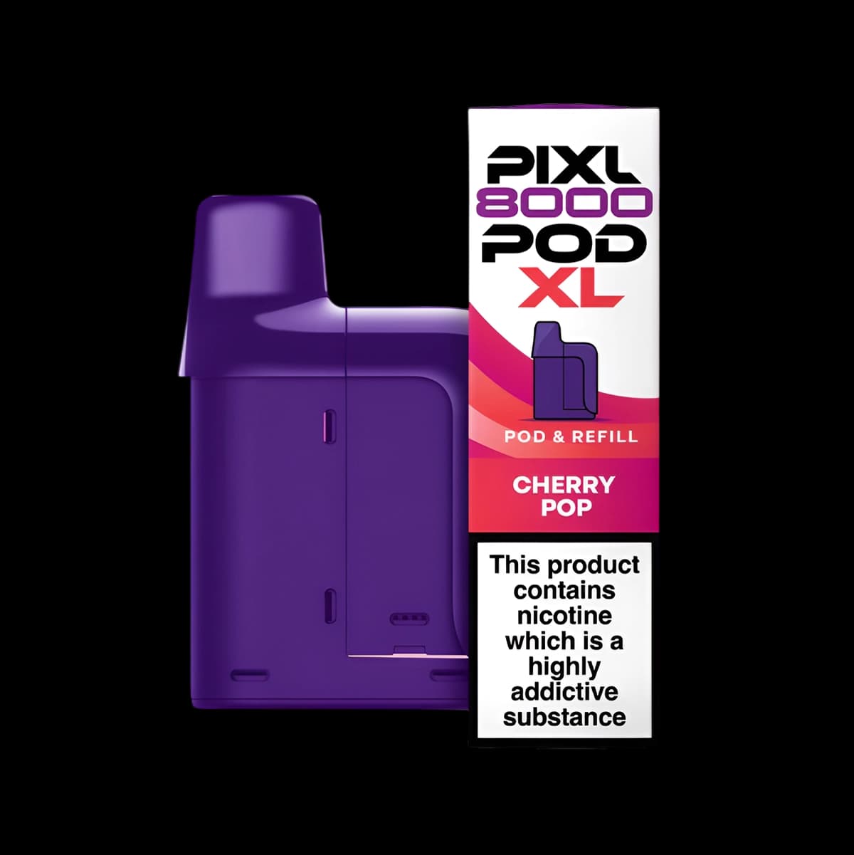 Pixl 8000 Prefilled Refill Pods Cherry Pop