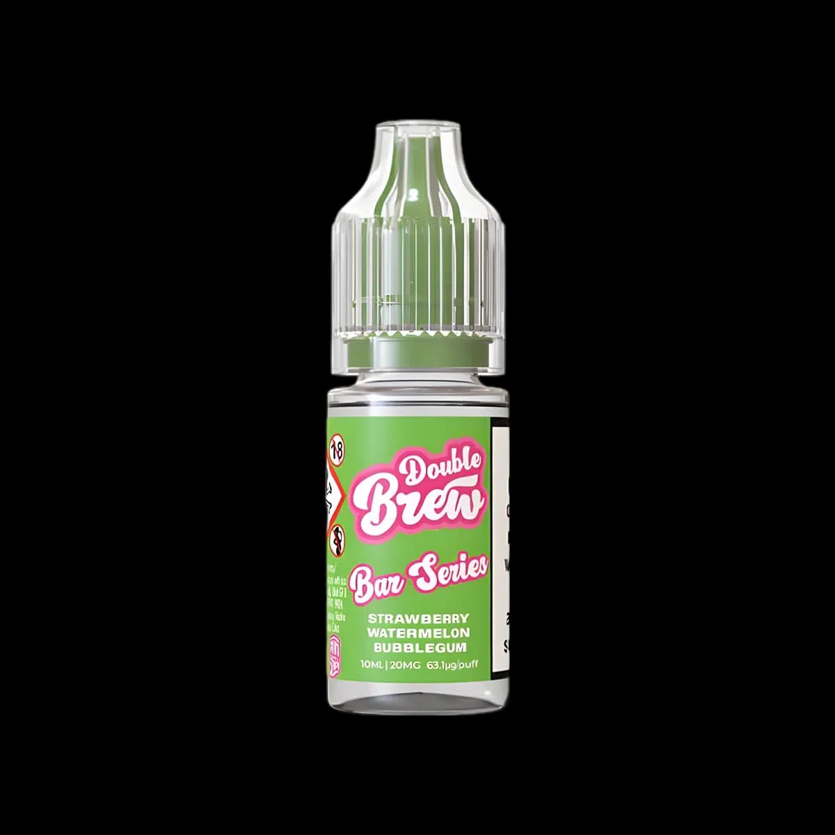 Strawberry Watermelon Bubblegum Nic Salt E-Liquid by Double Brew 10ml - E-Liquids