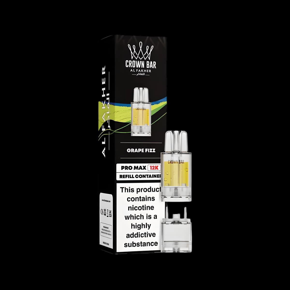 Al Fakher Crown Bar Pro Max 12K Device-Grape Fizz