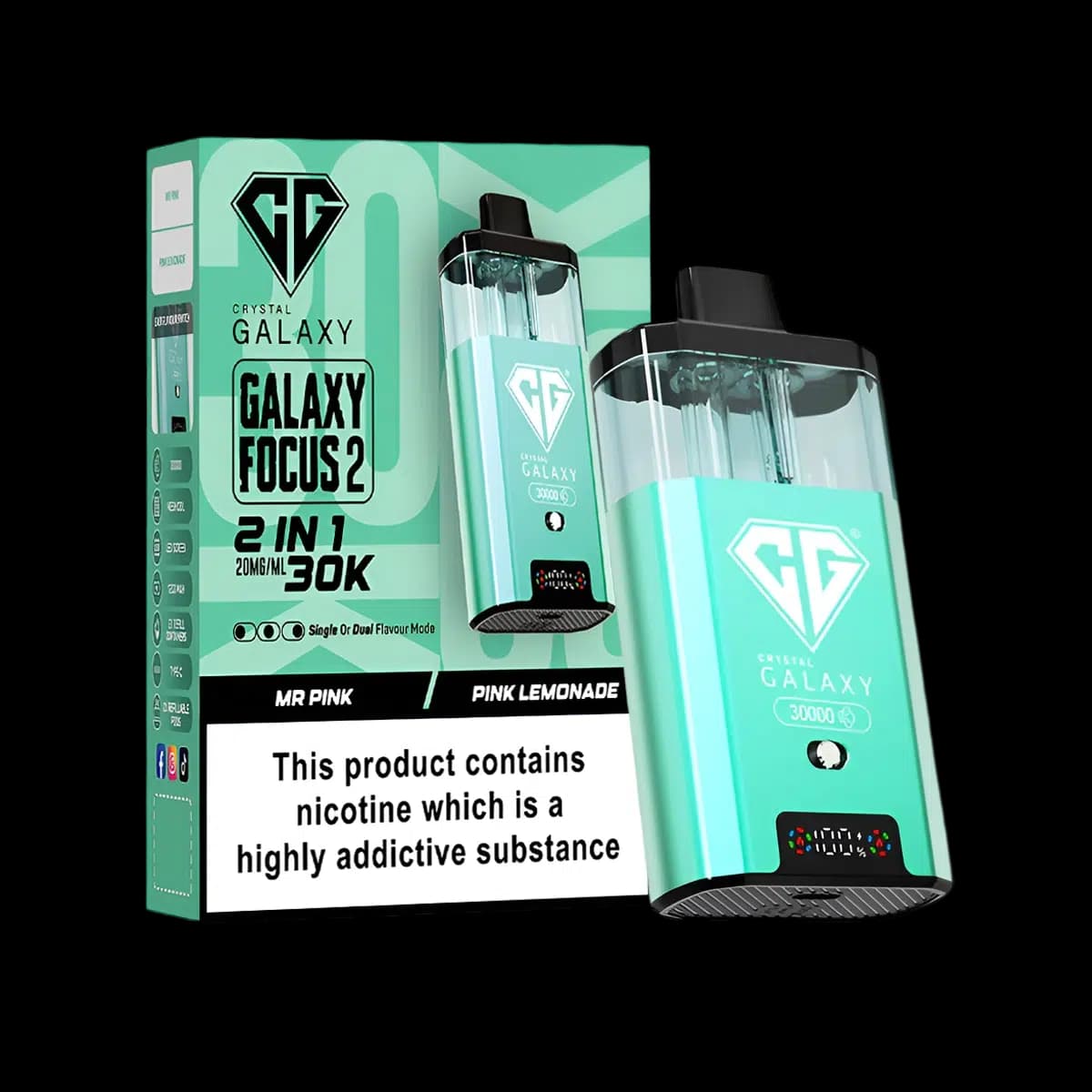 Crystal Galaxy Focus 2 30K Vape Kit-Mr Pink-Pink Lemonade