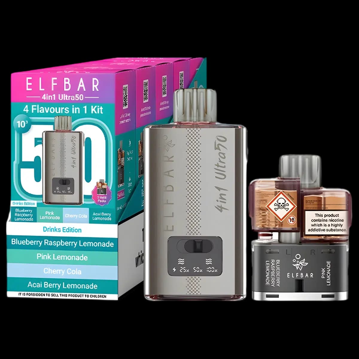 Drinks Edition-Elf Bar 4in1 Ultra50 Vape Kit