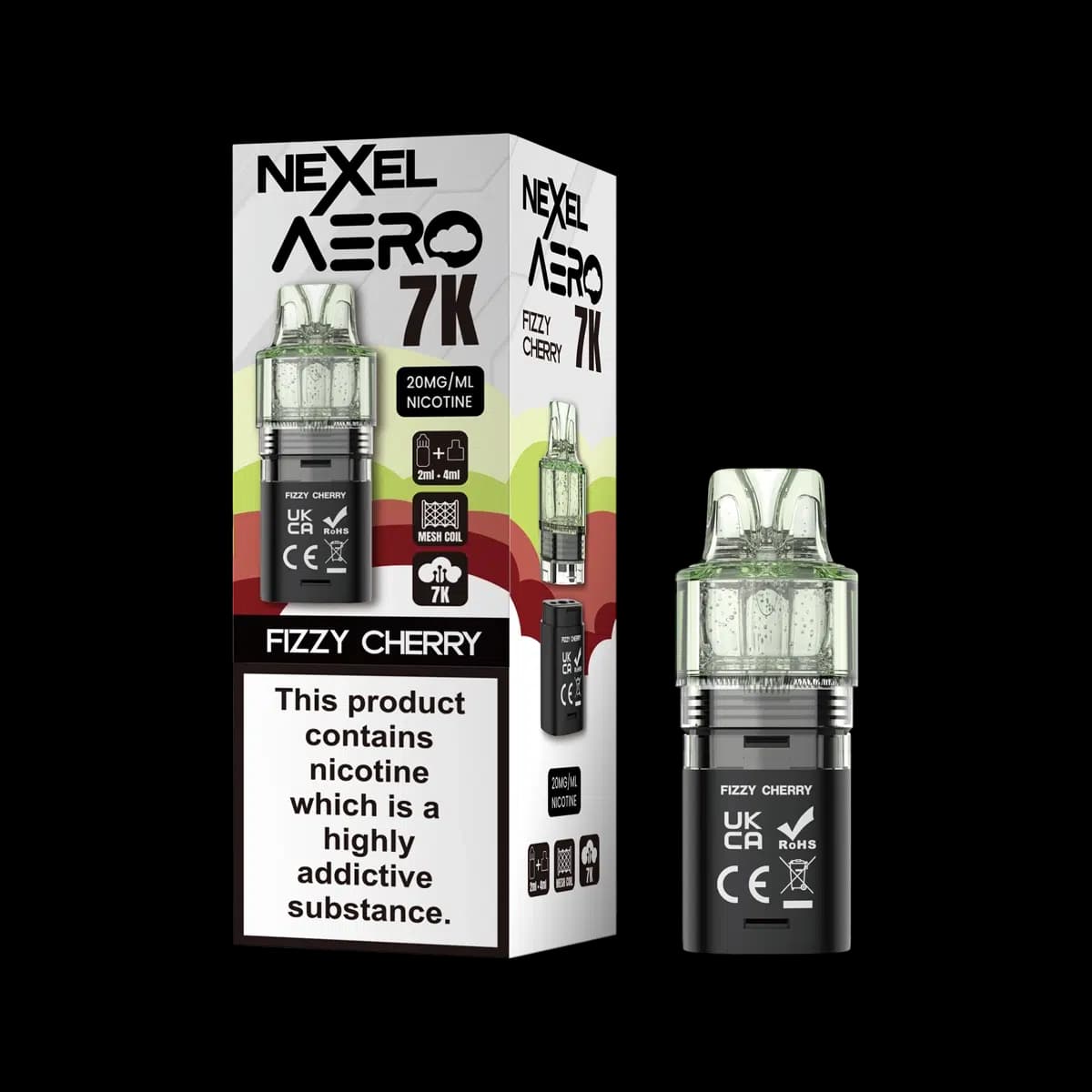 Fizzy Cherry-Nexel 7K Aero 7000 Prefilled Pods
