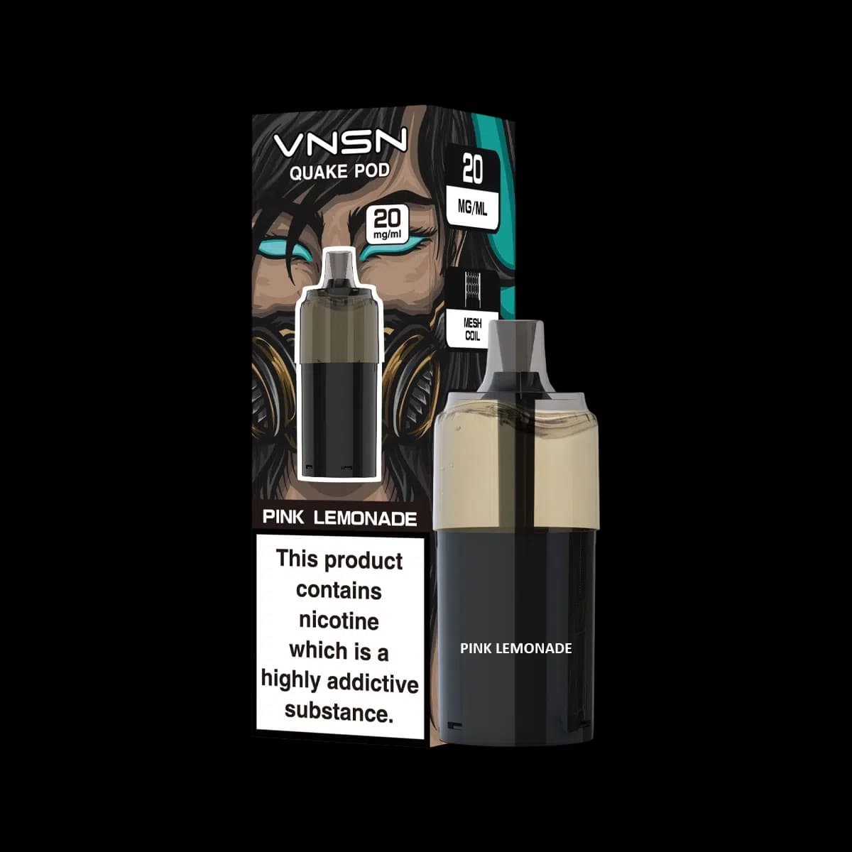 VNSN Quake 10000 Pod   Refill Containers - Pre-Filled Vape Pods