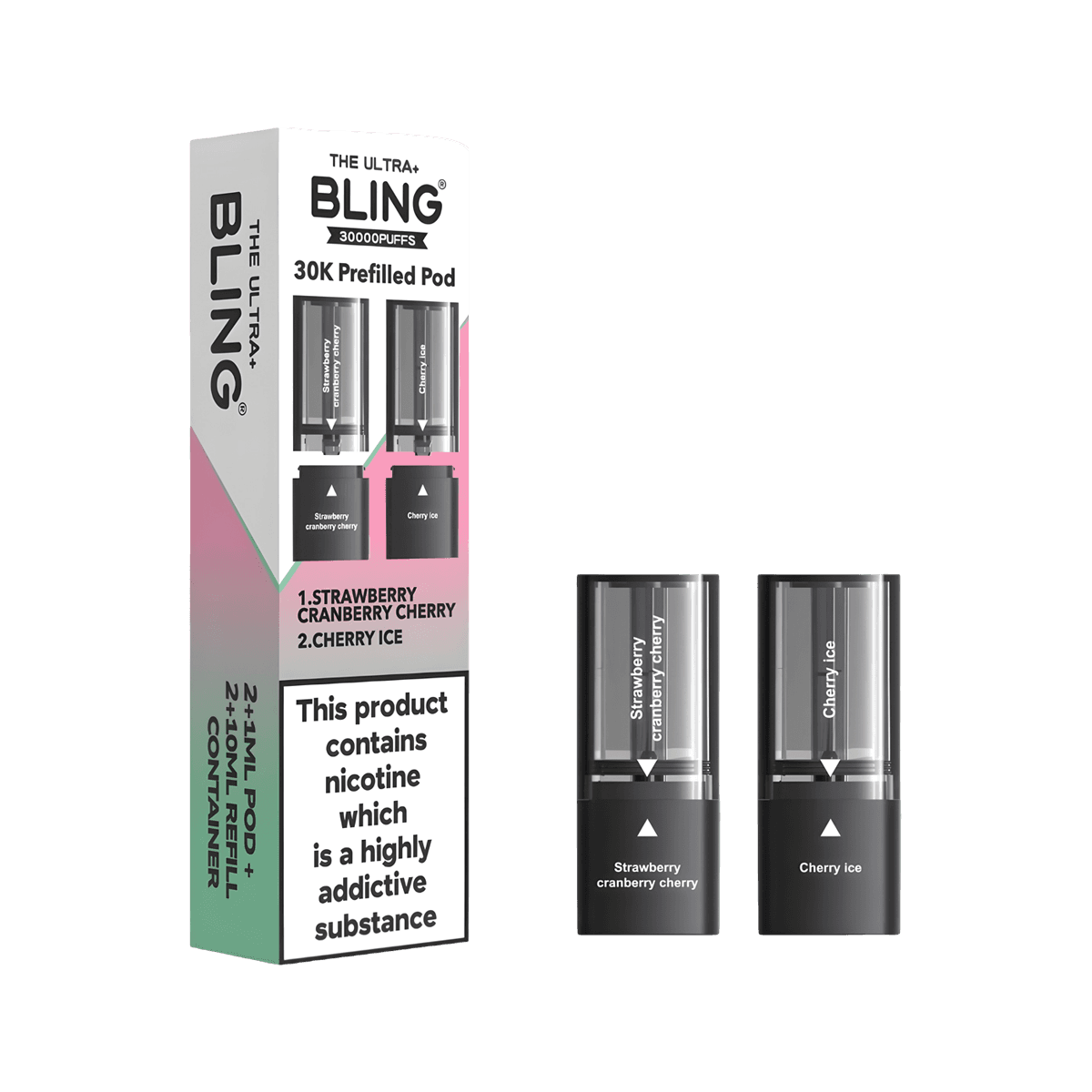 STRAWBERRY-CRANBERRY-CHERRY-CHERRY-ICE-THE-BLING-ULTRA-30K-PREFILLED-PODS-20MG