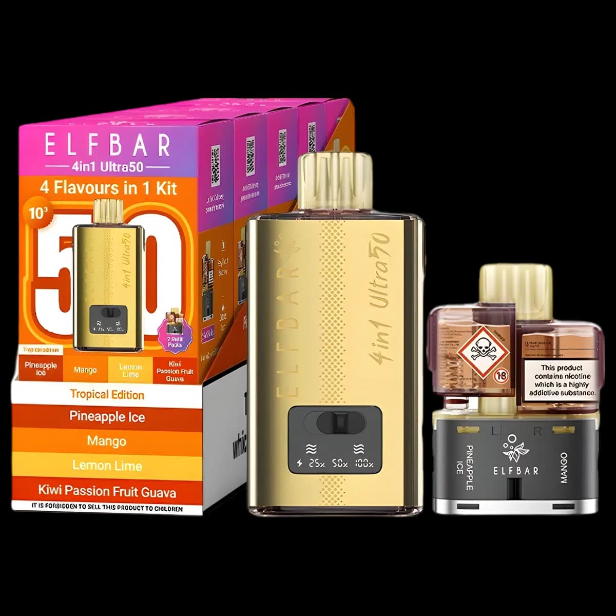 Tropical Edition-Elf Bar 4in1 Ultra50 Vape Kit