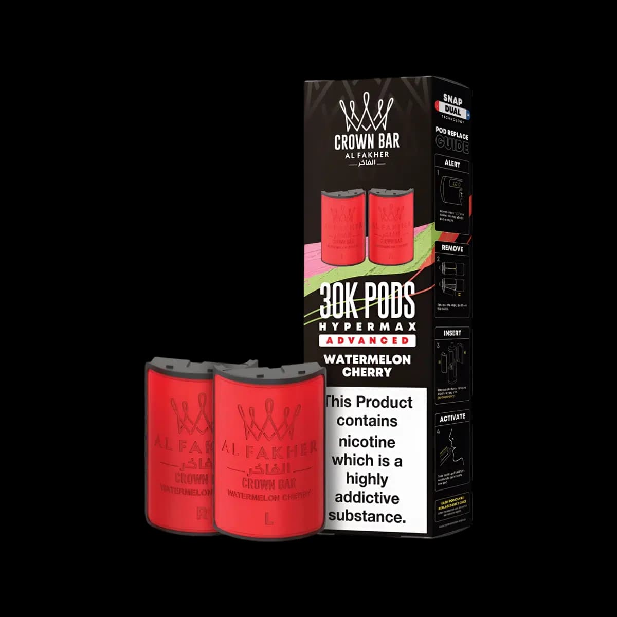 Watermelon Cherry-Al Fakher 30K Hypermax Refill Pods
