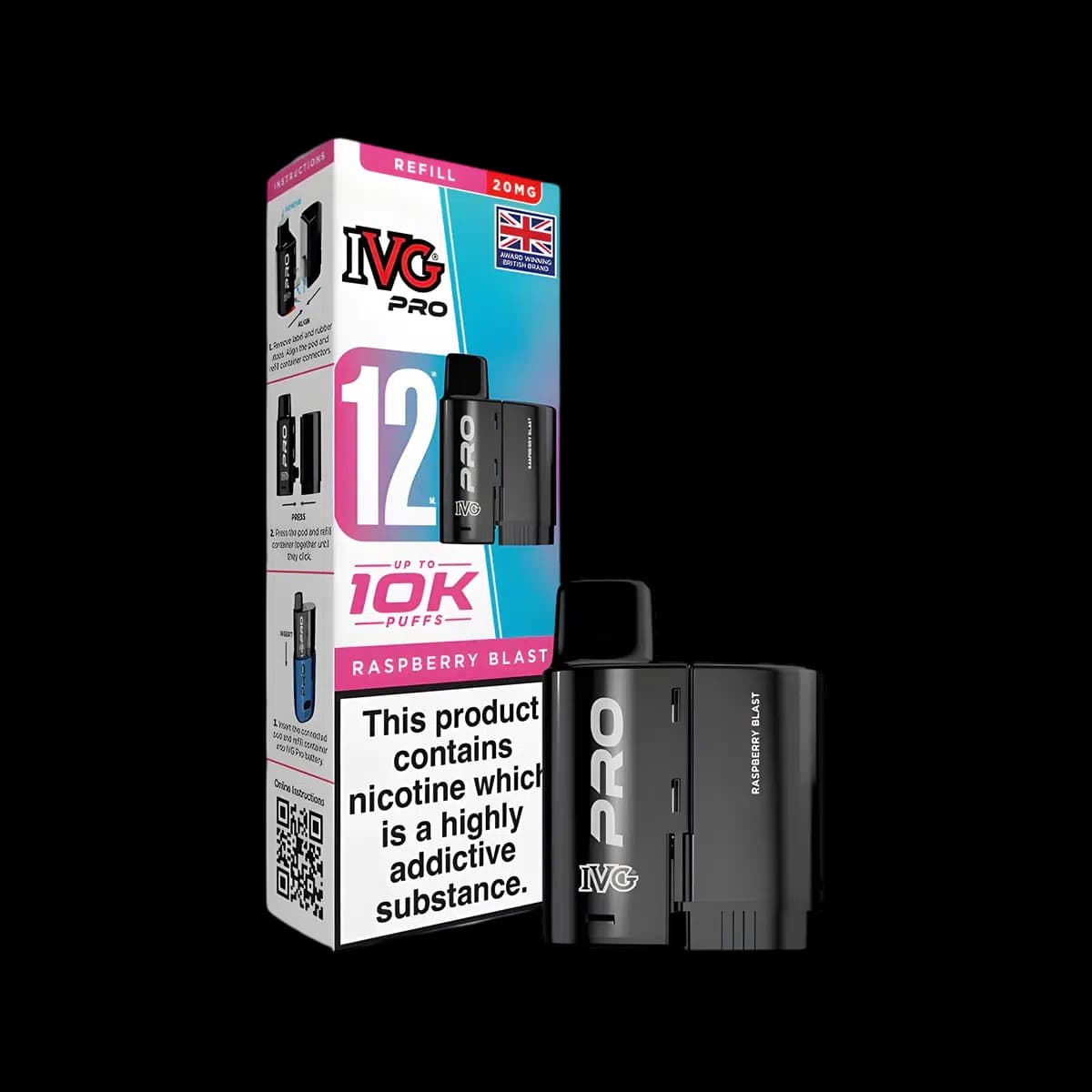 Raspberry Blast - IVG PRO 12 Refill Pod