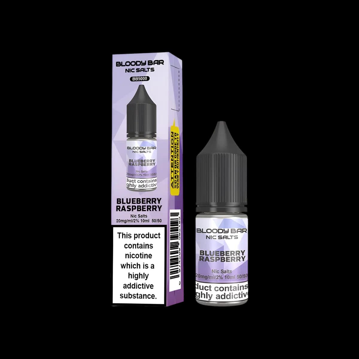 Blueberry Raspberry Nic Salt E-Liquid by Bloody Bar - E-Liquids