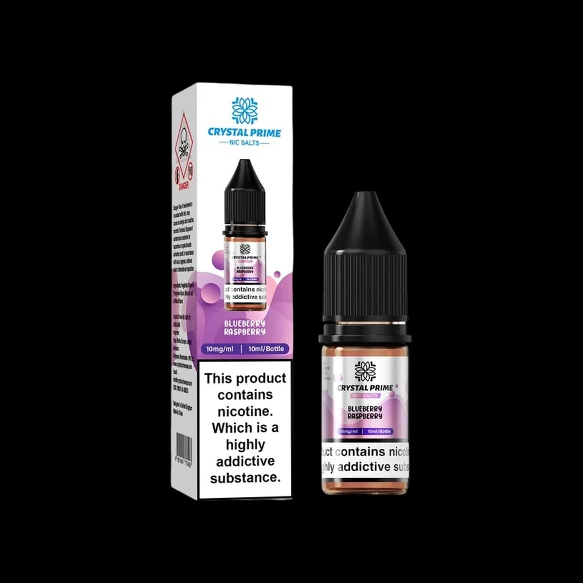 Blueberry Raspberry Nic Salt E-Liquid by Crystal Prime - E-Liquids