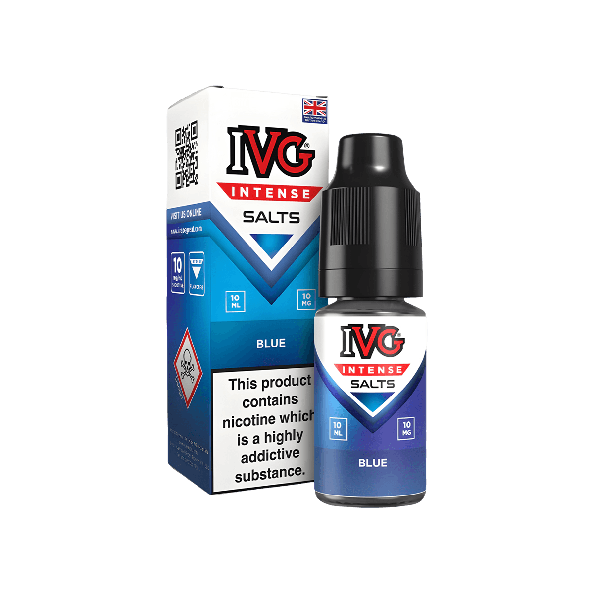 Blue E-Liquid by IVG Intense Salts - 10mg E-Liquid