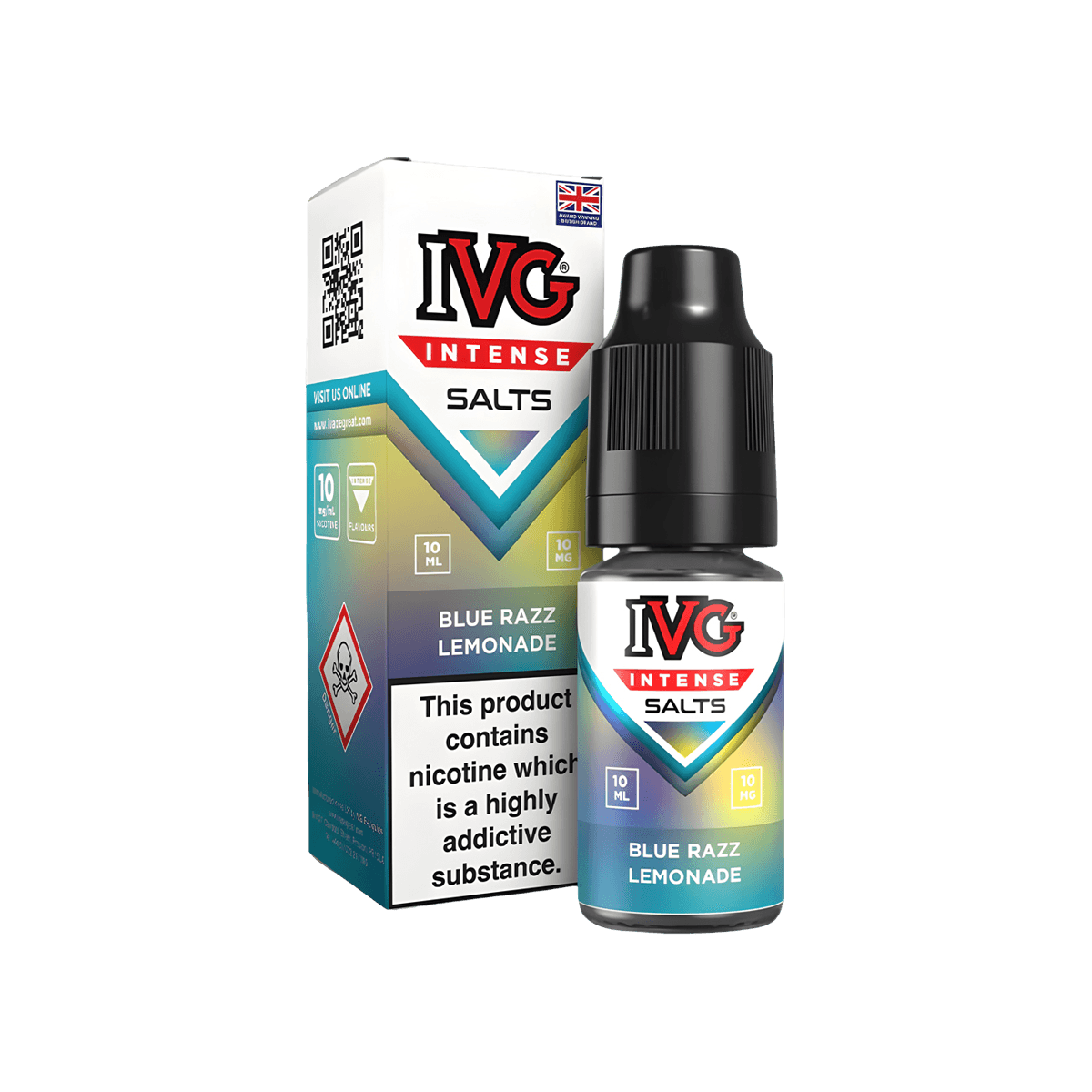 Blue Razz Lemonade E-Liquid by IVG Intense Salts - 10mg E-Liquid