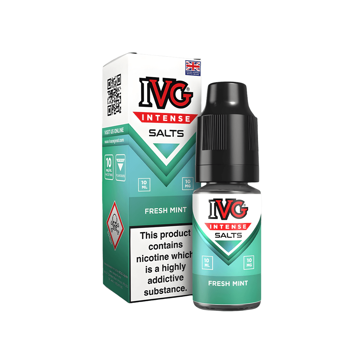 Fresh Mint E-Liquid by IVG Intense Salts - 10mg E-Liquid